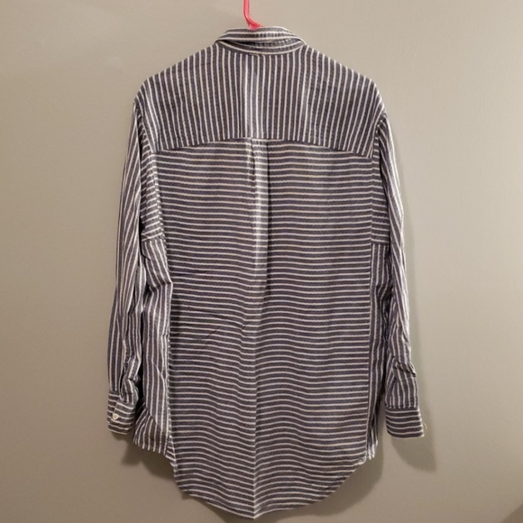 Madewell Striped Button Up Shirt - Picture 2 of 4